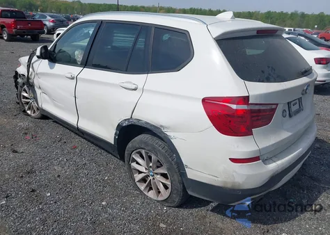 2016 BMW X3 xDrive28I z USA, uszkodzony, nr VIN 5UXWX9C52G0D81458